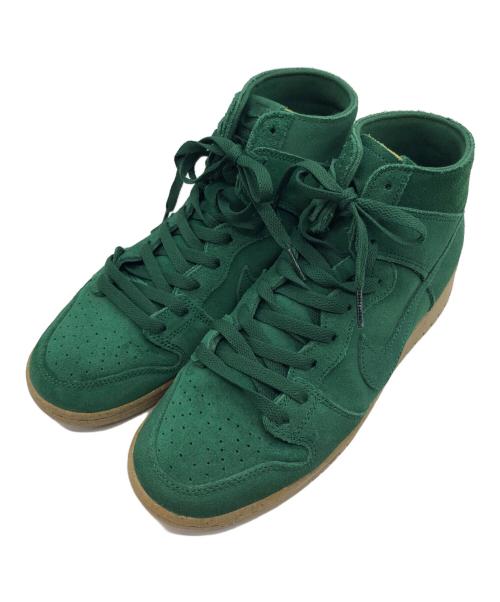 NIKE SB（ナイキエスビー）NIKE SB (ナイキエスビー) Dunk High Pro Decon/ダンク ハイ プロ ディーコン グリーン サイズ:27cmの古着・服飾アイテム