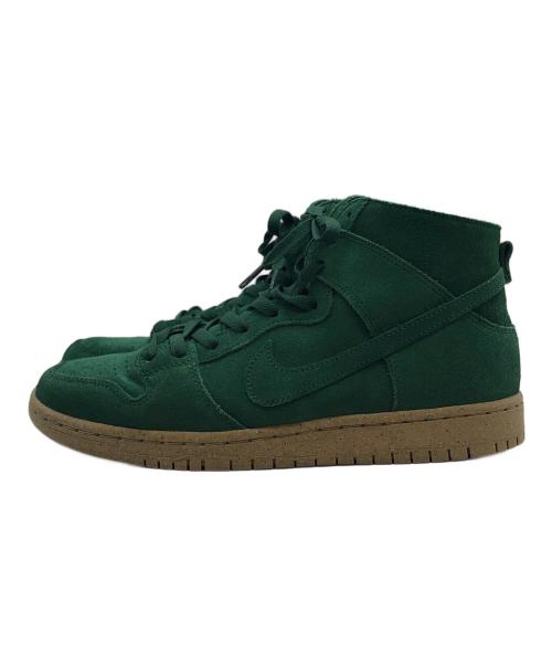 NIKE SB（ナイキエスビー）NIKE SB (ナイキエスビー) Dunk High Pro Decon/ダンク ハイ プロ ディーコン グリーン サイズ:27cmの古着・服飾アイテム
