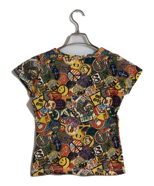 Hysteric Glamour（ヒステリックグラマー）Hysteric Glamour (ヒステリックグラマー) ワッペン転写Tシャツ イエロー サイズ:Freeの古着・服飾アイテム