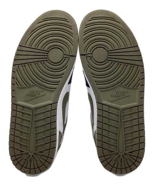 NIKE（ナイキ）NIKE (ナイキ) Air Jordan 1 Low ホワイト×グリーン サイズ:US12の古着・服飾アイテム