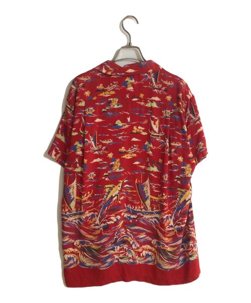 Sun Surf（サンサーフ）Sun Surf (サンサーフ) アロハシャツ レッド サイズ:不明の古着・服飾アイテム