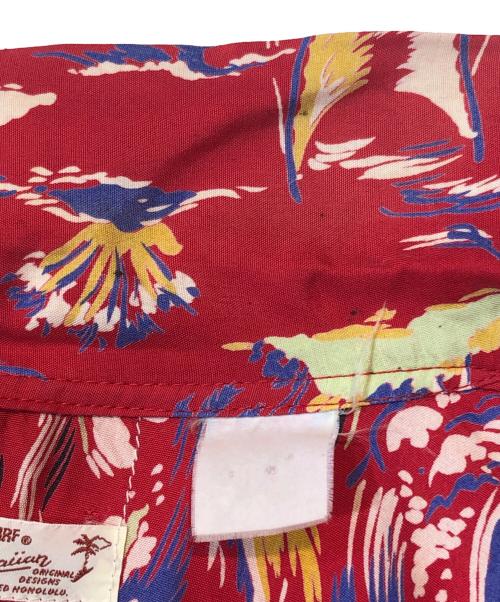 Sun Surf（サンサーフ）Sun Surf (サンサーフ) アロハシャツ レッド サイズ:不明の古着・服飾アイテム