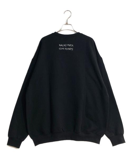 WACKO MARIA（ワコマリア）WACKO MARIA (ワコマリア) JIRO KONAMI / CREW NECK SWEAT ブラック サイズ:XL 未使用品の古着・服飾アイテム