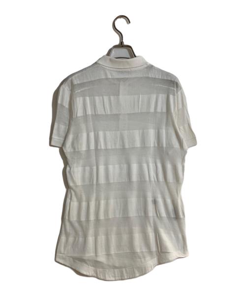 DIOR HOMME（ディオール オム）DIOR HOMME (ディオール オム) ビー刺繍ポロシャツ ホワイト サイズ:不明の古着・服飾アイテム