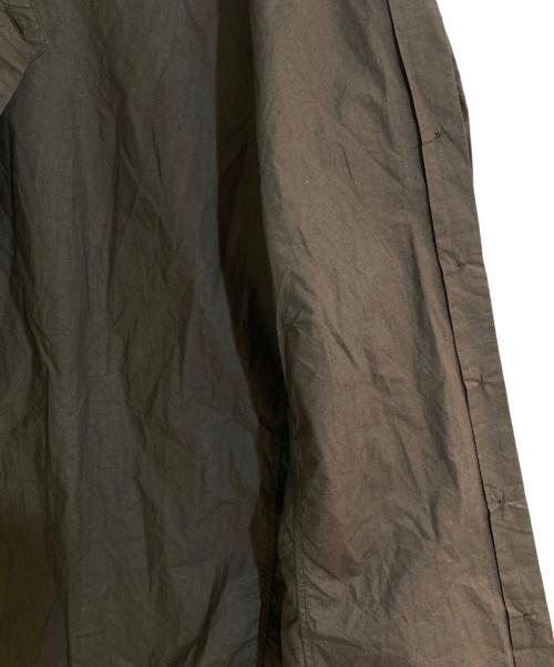 GUCCI（グッチ）GUCCI (グッチ) ペーパーライクパワショルシャツ ブラウン サイズ:Lの古着・服飾アイテム