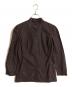 GUCCI（グッチ）の古着「ペーパーライクパワショルシャツ」｜ブラウン