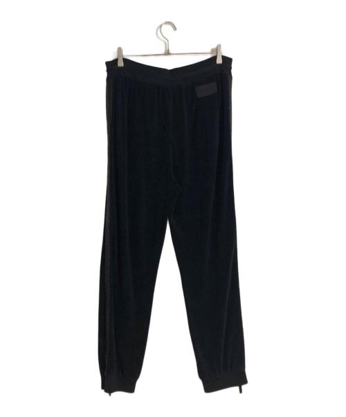 GIORGIO ARMANI（ジョルジョアルマーニ）GIORGIO ARMANI (ジョルジョアルマーニ) ロゴパッチパイルトラックパンツ ネイビー サイズ:46の古着・服飾アイテム