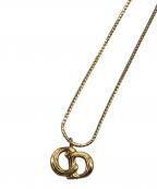 Christian Diorクリスチャン ディオール）の古着「CDロゴネックレス」｜ゴールド