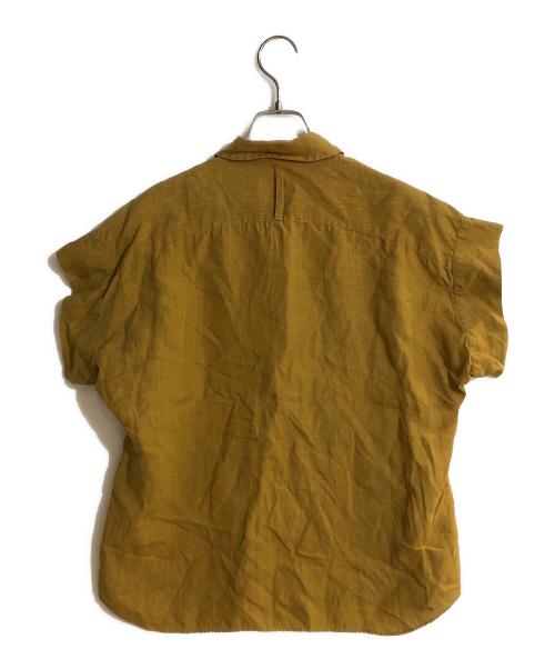 MARGARET HOWELL（マーガレットハウエル）MARGARET HOWELL (マーガレットハウエル) シャーティングリネン カフドカラーシャツ マスタード サイズ:2の古着・服飾アイテム