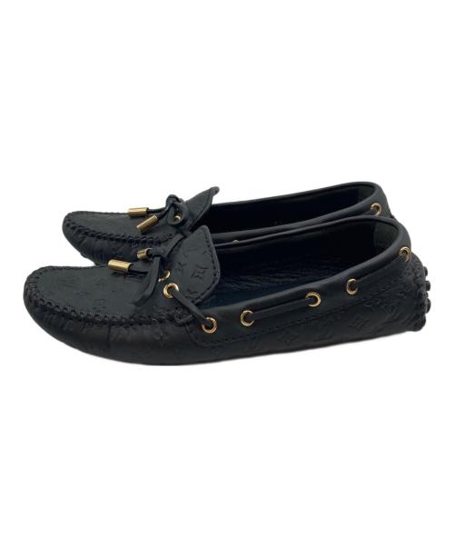 LOUIS VUITTON（ルイ ヴィトン）LOUIS VUITTON (ルイ ヴィトン) ドライビングシューズ ブラック サイズ:35の古着・服飾アイテム