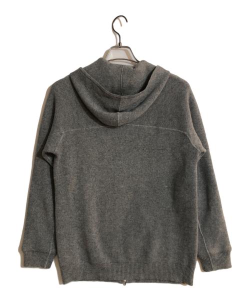 theory（セオリー）theory (セオリー) ニットパーカー グレー サイズ:XSの古着・服飾アイテム