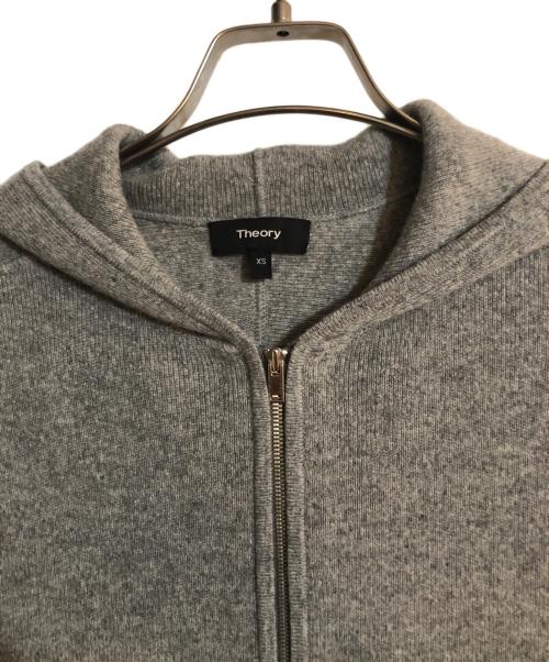 theory（セオリー）theory (セオリー) ニットパーカー グレー サイズ:XSの古着・服飾アイテム