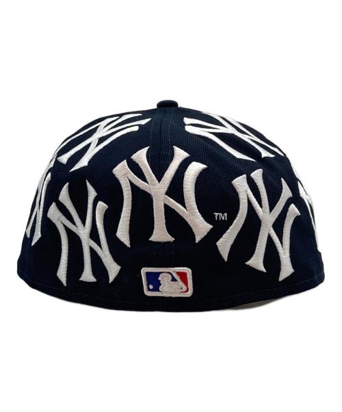 New Era（ニューエラ）New Era (ニューエラ) Supreme (シュプリーム) New York Yankees Box Logo キャップ／ニューヨーク ヤンキース ボックス ロゴ ネイビーの古着・服飾アイテム