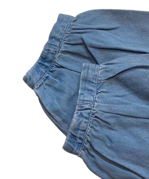 23区（ニジュウサンク）23区 (ニジュウサンク) ライトダンガリー サマー スキッパーブラウス スカイブルー サイズ:44の古着・服飾アイテム