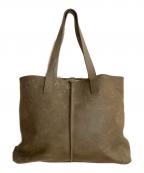 UGGアグ）の古着「レザートートバッグ」｜ベージュ