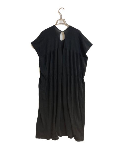 KONE（コーン）kone (コーン) Kazuko Hayasaka ノースリーブニットワンピース ブラック サイズ:ＳＭの古着・服飾アイテム