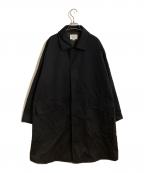 STILL BY HANDスティルバイハンド）の古着「コットンライクステンカラーコート」｜ブラック
