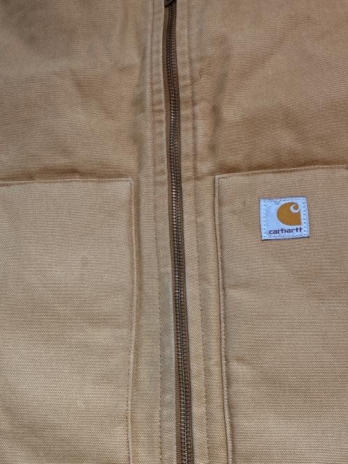 CarHartt（カーハート）CarHartt (カーハート) ダックベスト ブラウン サイズ:Mの古着・服飾アイテム