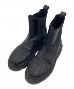 REMMEレメ）の古着「サンドゴアブーツ」｜ブラック