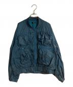 BEAMSビームス）の古着「撥水 マルチポケット MA-1」｜ブルー