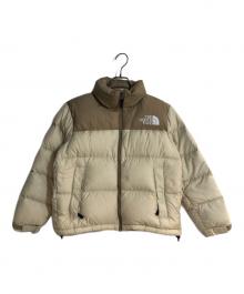 THE NORTH FACE（ザ ノース フェイス）の古着「ショートヌプシジャケット ウィメンズ」｜ベージュ