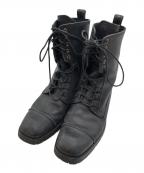 DOLCE & GABBANAドルチェ＆ガッバーナ）の古着「コンバットブーツ」｜ブラック