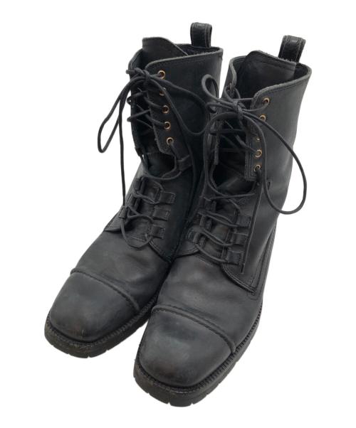 DOLCE & GABBANA（ドルチェ＆ガッバーナ）DOLCE & GABBANA (ドルチェ＆ガッバーナ) コンバットブーツ ブラック サイズ:5 1/2の古着・服飾アイテム