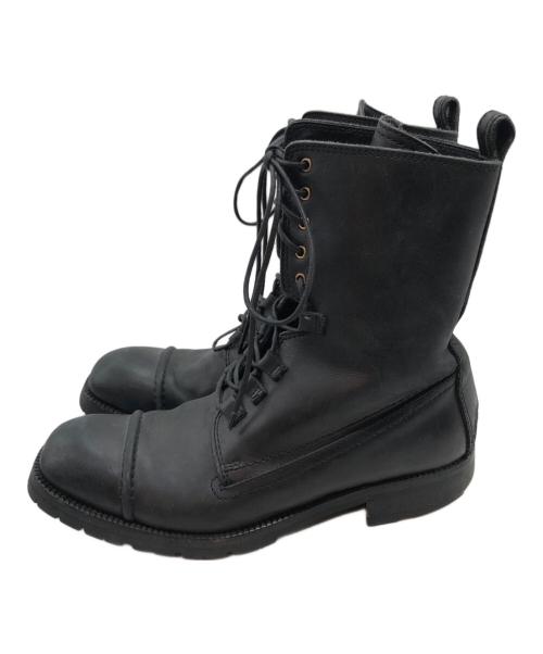 DOLCE & GABBANA（ドルチェ＆ガッバーナ）DOLCE & GABBANA (ドルチェ＆ガッバーナ) コンバットブーツ ブラック サイズ:5 1/2の古着・服飾アイテム