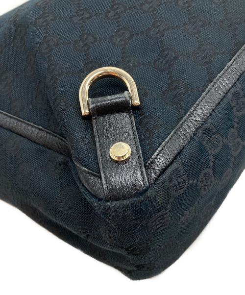 GUCCI（グッチ）GUCCI (グッチ) GGキャンバストートバッグ ブラックの古着・服飾アイテム