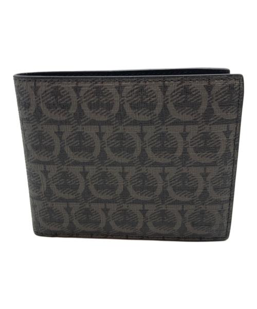 Salvatore Ferragamo（サルヴァトーレ フェラガモ）Salvatore Ferragamo (サルヴァトーレ フェラガモ) 2つ折り財布 グレーの古着・服飾アイテム