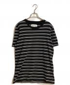 Maison Margielaメゾンマルジェラ）の古着「ボーダーTシャツ」｜ブラック