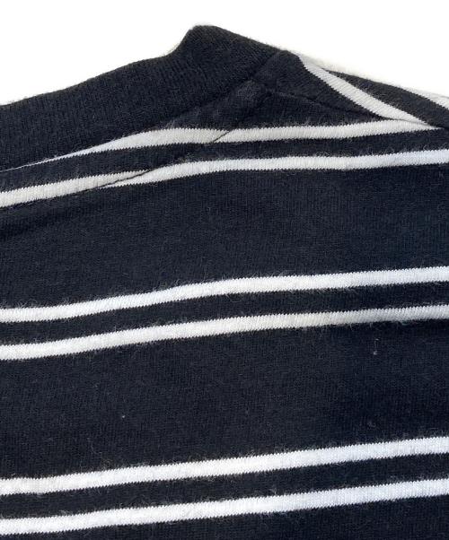Maison Margiela（メゾンマルジェラ）Maison Margiela (メゾンマルジェラ) ボーダーTシャツ ブラック サイズ:Mの古着・服飾アイテム