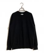 STONE ISLANDストーンアイランド）の古着「SLEEVE PATCH SWEATER/スリーブパッチセーター」｜ブラック