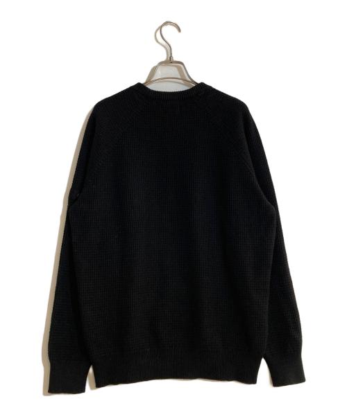 STONE ISLAND（ストーンアイランド）STONE ISLAND (ストーンアイランド) SLEEVE PATCH SWEATER/スリーブパッチセーター ブラック サイズ:Lの古着・服飾アイテム