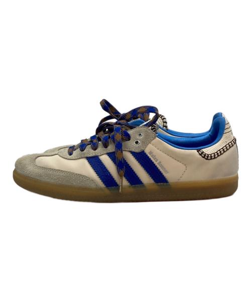 adidas（アディダス）adidas (アディダス) WALES BONNER (ウェールズボナー) NYLON SAMBA/ナイロン サンバ ベージュ×ブルー サイズ:28cmの古着・服飾アイテム