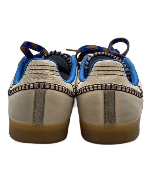 adidas（アディダス）adidas (アディダス) WALES BONNER (ウェールズボナー) NYLON SAMBA/ナイロン サンバ ベージュ×ブルー サイズ:28cmの古着・服飾アイテム