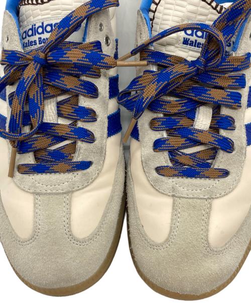 adidas（アディダス）adidas (アディダス) WALES BONNER (ウェールズボナー) NYLON SAMBA/ナイロン サンバ ベージュ×ブルー サイズ:28cmの古着・服飾アイテム