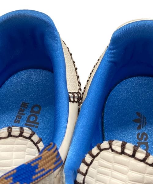 adidas（アディダス）adidas (アディダス) WALES BONNER (ウェールズボナー) NYLON SAMBA/ナイロン サンバ ベージュ×ブルー サイズ:28cmの古着・服飾アイテム
