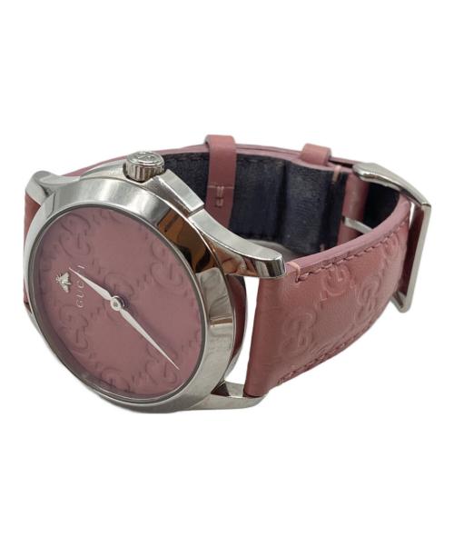 GUCCI（グッチ）GUCCI (グッチ) Gタイムレス ピンクの古着・服飾アイテム