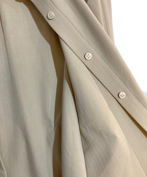 CITY（シティ）CITY (シティ) オーバーラップブラウス ライトグレー サイズ:FREEの古着・服飾アイテム