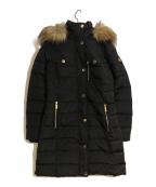 MICHAEL MICHAEL KORSマイケル マイケルコース）の古着「フェイクファーダウンコート」｜ブラック