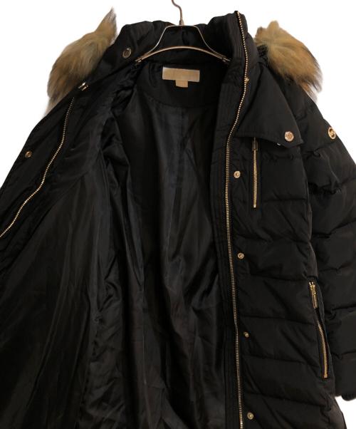 MICHAEL MICHAEL KORS（マイケル マイケルコース）MICHAEL MICHAEL KORS (マイケル マイケルコース) フェイクファーダウンコート ブラック サイズ:XS 未使用品の古着・服飾アイテム
