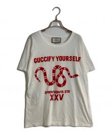GUCCI（グッチ）の古着「GUCCIFY YOURSELF Tシャツ」｜ホワイト