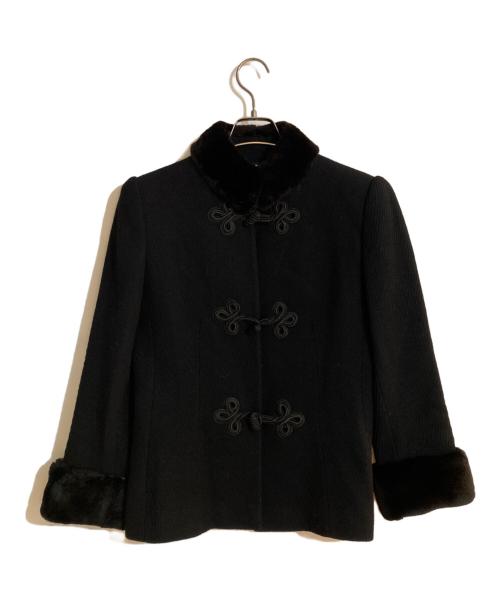 VALENTINO（ヴァレンティノ）VALENTINO (ヴァレンティノ) チャイナジャケット ブラック サイズ:不明の古着・服飾アイテム