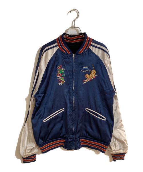 HOUSTON（ヒューストン）HOUSTON (ヒューストン) 別珍リバーシブルスカジャン ブラック サイズ:Lの古着・服飾アイテム