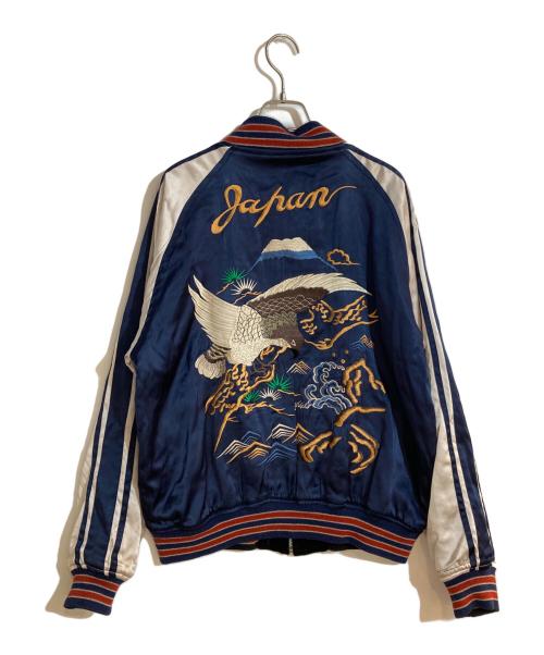 HOUSTON（ヒューストン）HOUSTON (ヒューストン) 別珍リバーシブルスカジャン ブラック サイズ:Lの古着・服飾アイテム