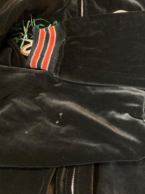 HOUSTON（ヒューストン）HOUSTON (ヒューストン) 別珍リバーシブルスカジャン ブラック サイズ:Lの古着・服飾アイテム