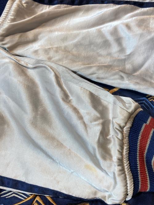 HOUSTON（ヒューストン）HOUSTON (ヒューストン) 別珍リバーシブルスカジャン ブラック サイズ:Lの古着・服飾アイテム