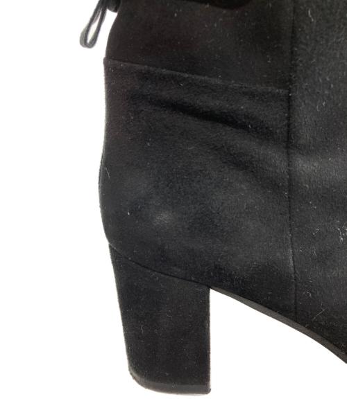 FABIO RUSCONI（ファビオルスコーニ）FABIO RUSCONI (ファビオルスコーニ) スウェード切替ショートブーツ ブラック サイズ:36 1/2の古着・服飾アイテム