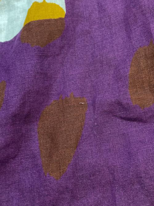 SOU・SOU（ソウソウ）SOU・SOU (ソウソウ) 路地 リネン100％広形もんぺパンツ パープル サイズ:不明の古着・服飾アイテム